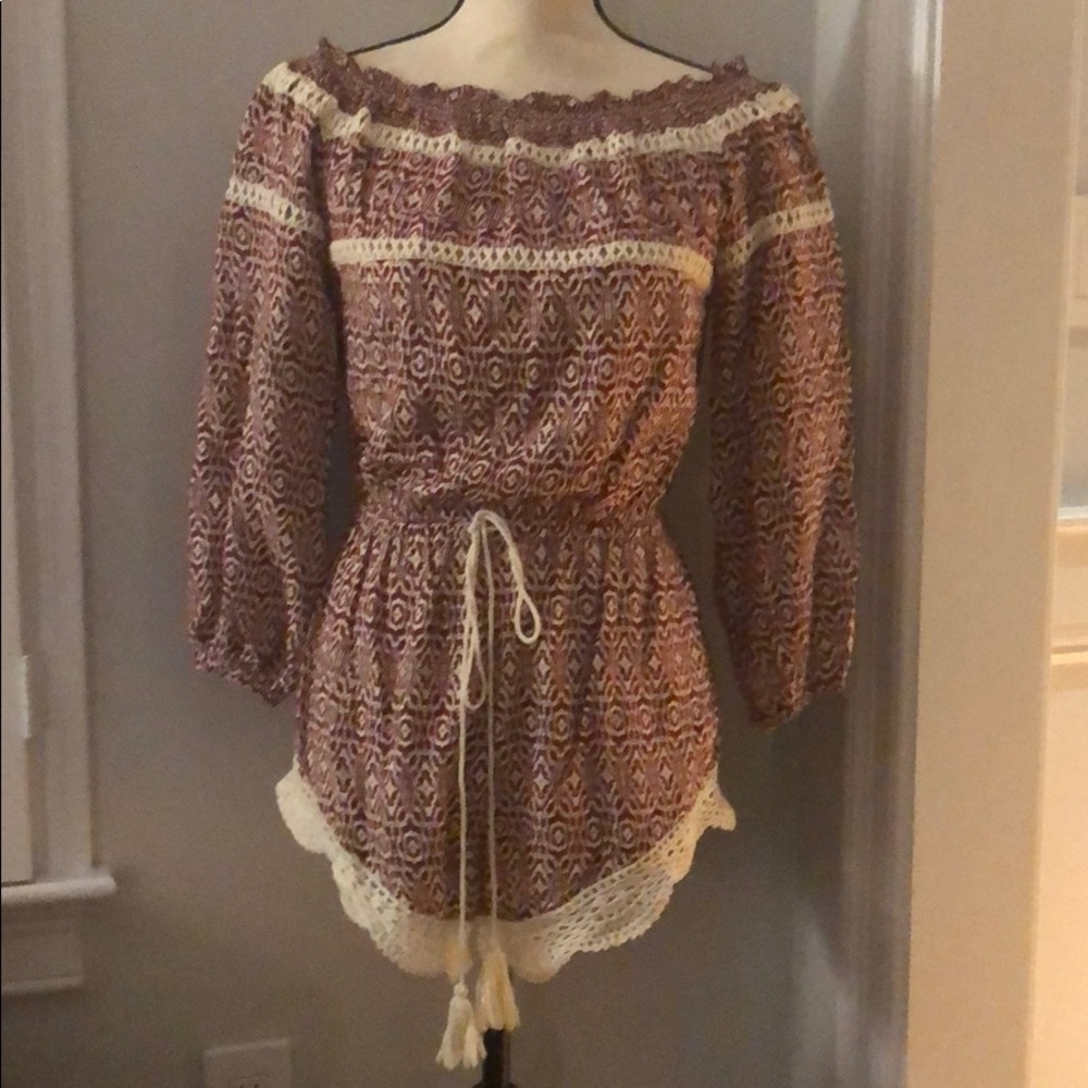 LF Rumor Off the Shoulder Romper